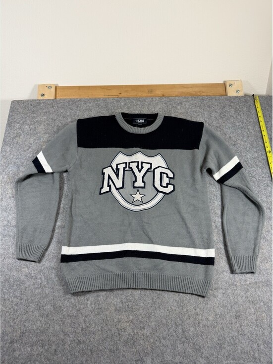 Vintage Other - Vintage Y2K NYC New York City Crewneck Sweatshirt Adult L Gray Fleece Pullover